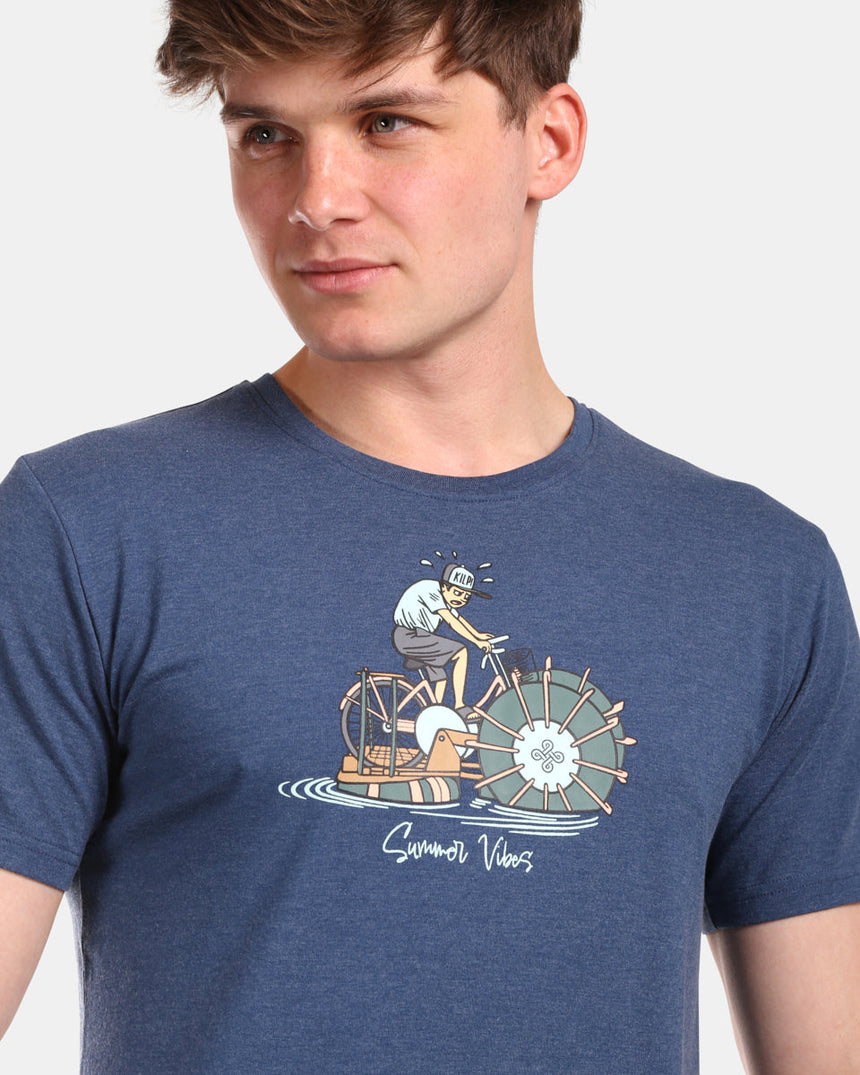 Men's cotton T-shirt with short sleeves Kilpi VIBE-M