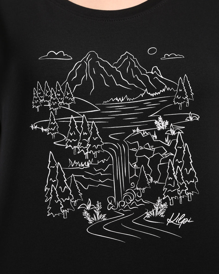Women's cotton T-shirt roane w Kilpi ROANE-W