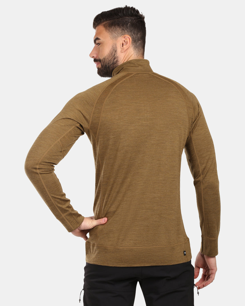 Men's long sleeve merino wool base layer top Kilpi JAGER-M