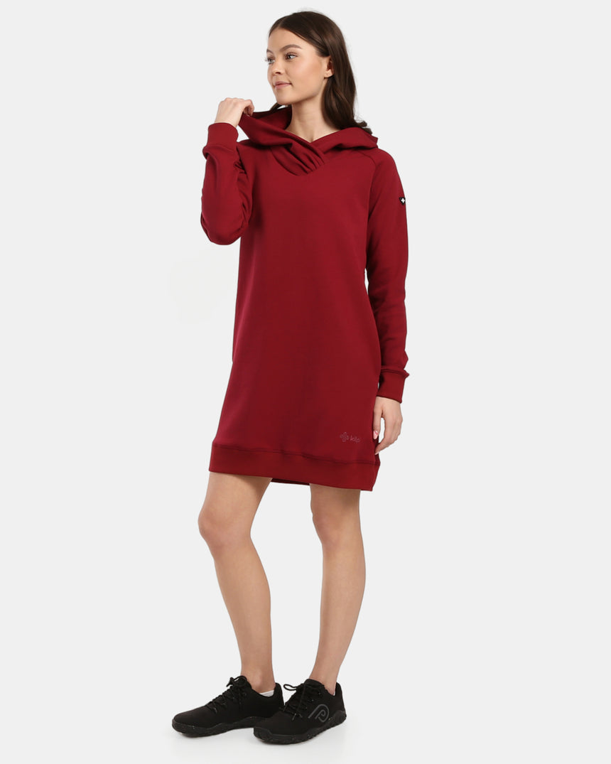 Women's long sweatshirt with hood Kilpi HEYDEN-W