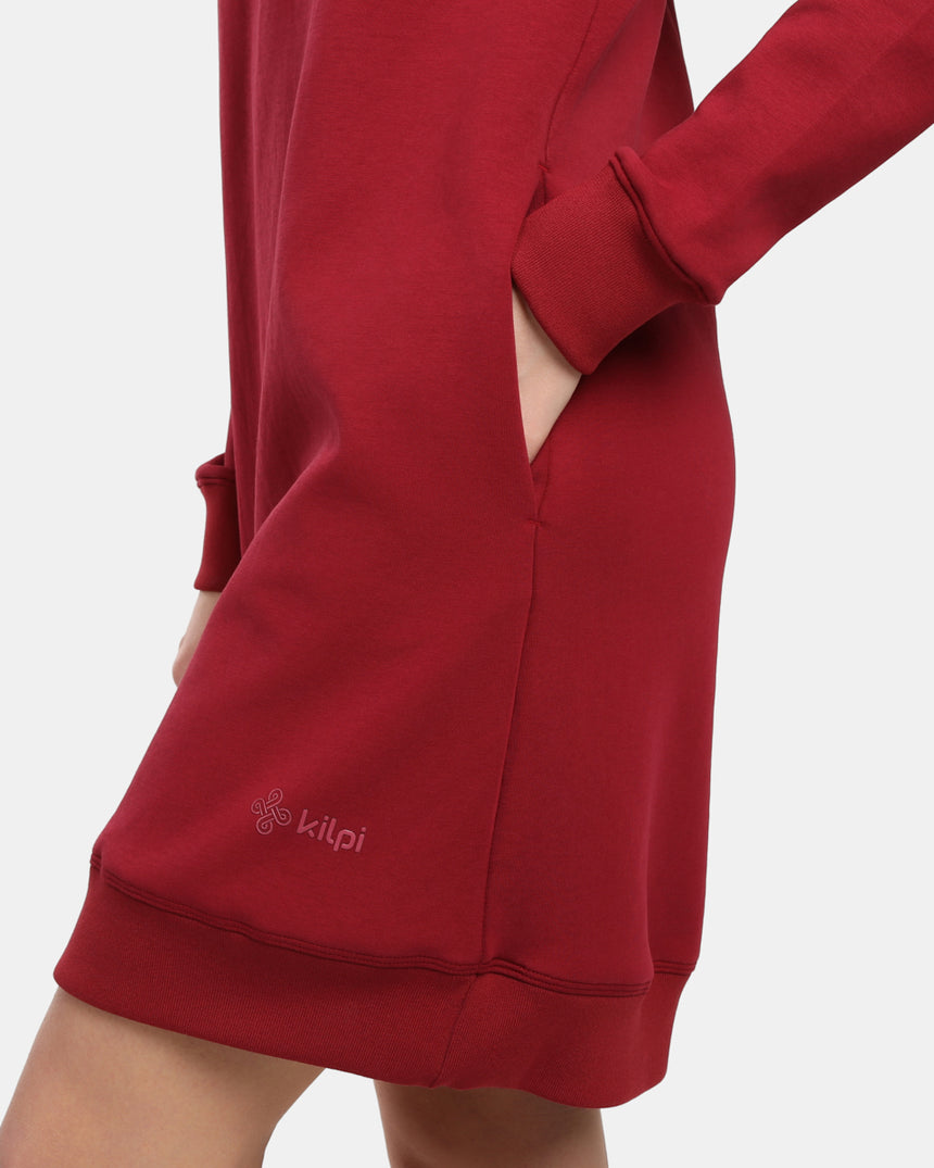 Women's long sweatshirt with hood Kilpi HEYDEN-W