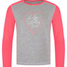 Girl's cotton long-sleeve T-shirt Kilpi SONIER-JG