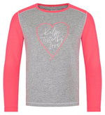 Girl's cotton long-sleeve T-shirt Kilpi SONIER-JG