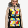 Women's ski jacket with integrated heating Kilpi CLAIR-W