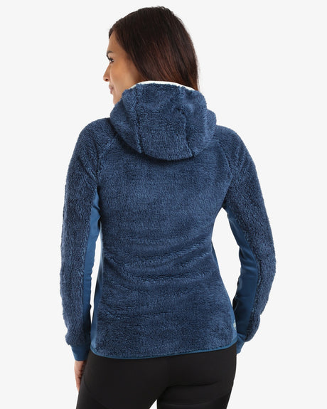 Women's hairy fleece hoodie Kilpi NORKA-W