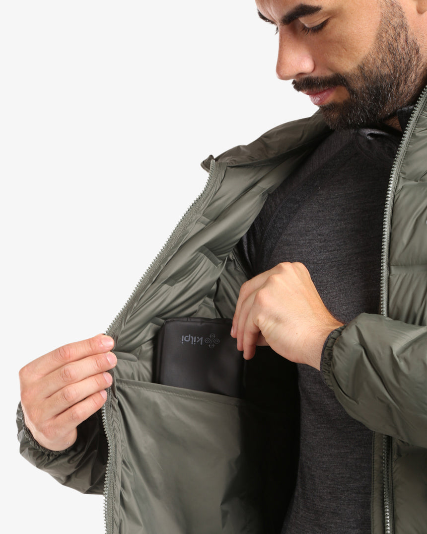 Men's down jacket Kilpi ALBERT-M