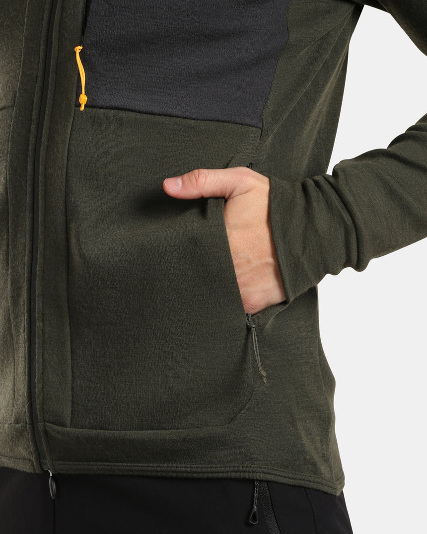 Men's merino sweater with hood Kilpi MERINI-M