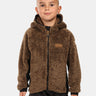 Boy's hairy fleece hoodie Kilpi NORKA-JB