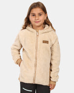 Girl's hairy fleece hoodie Kilpi NORKA-JG