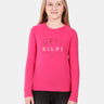 Girl's cotton long-sleeve T-shirt Kilpi VERATI-JG