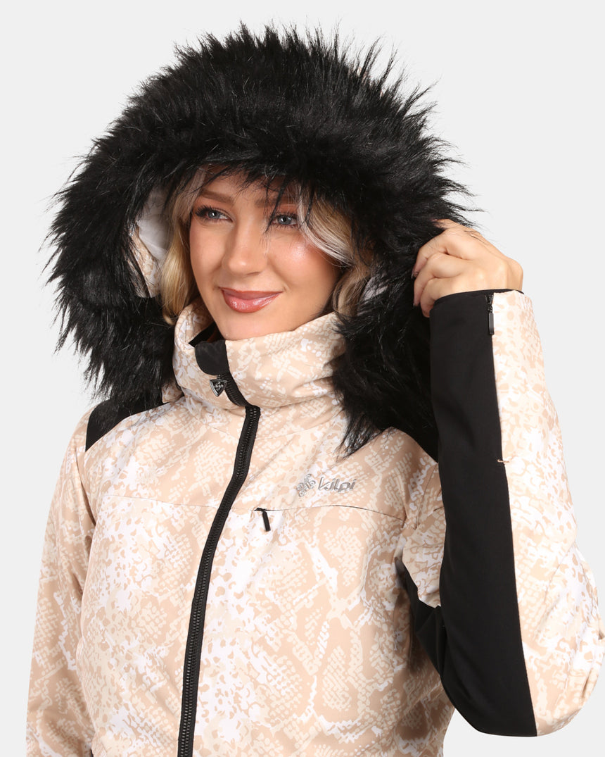 Women's ski jacket with integrated heating system Kilpi LENA-W