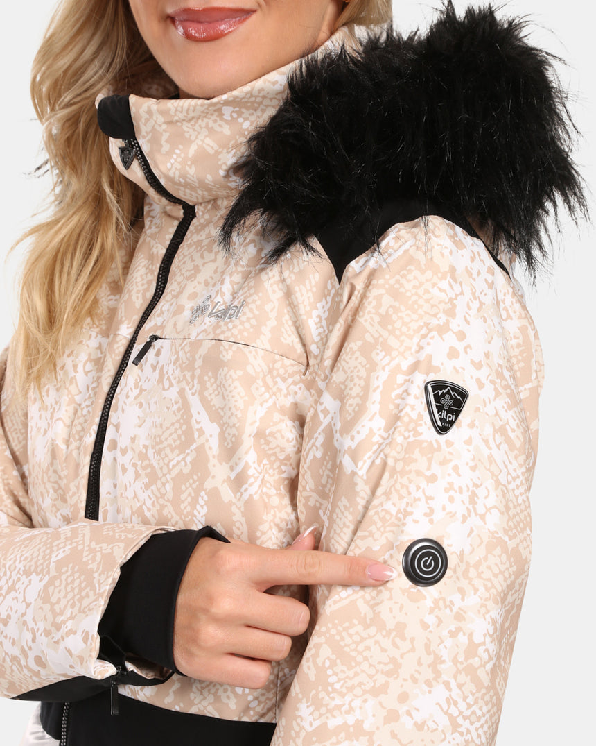 Women's ski jacket with integrated heating system Kilpi LENA-W