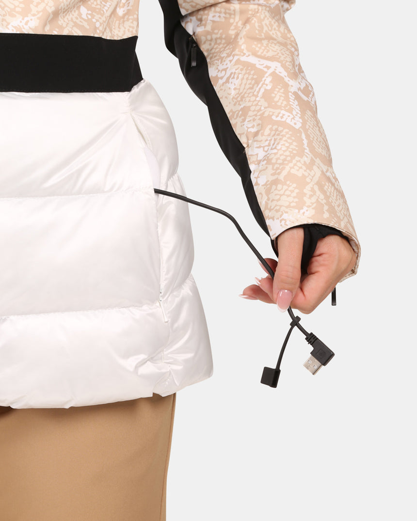 Women's ski jacket with integrated heating system Kilpi LENA-W