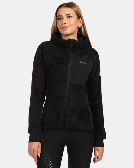 Women's hairy fleece hoodie Kilpi NORKA-W