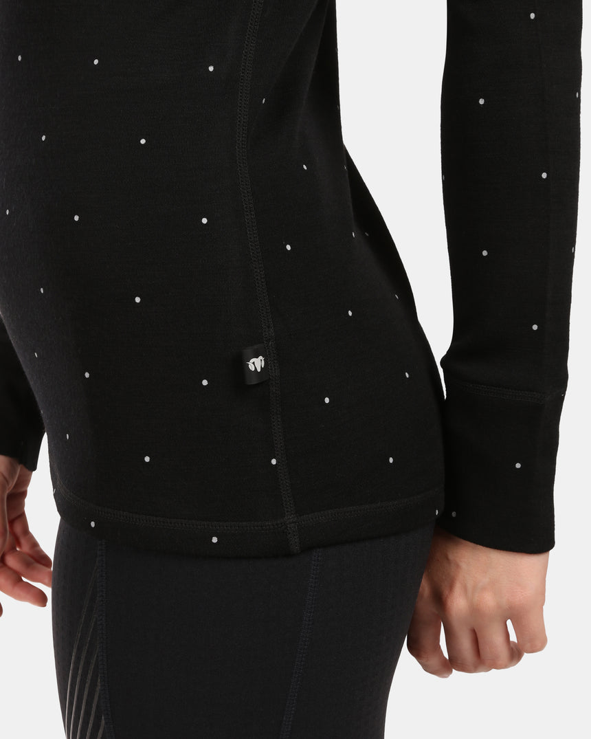 Women's merino wool base layer turtleneck Kilpi JANNU-W