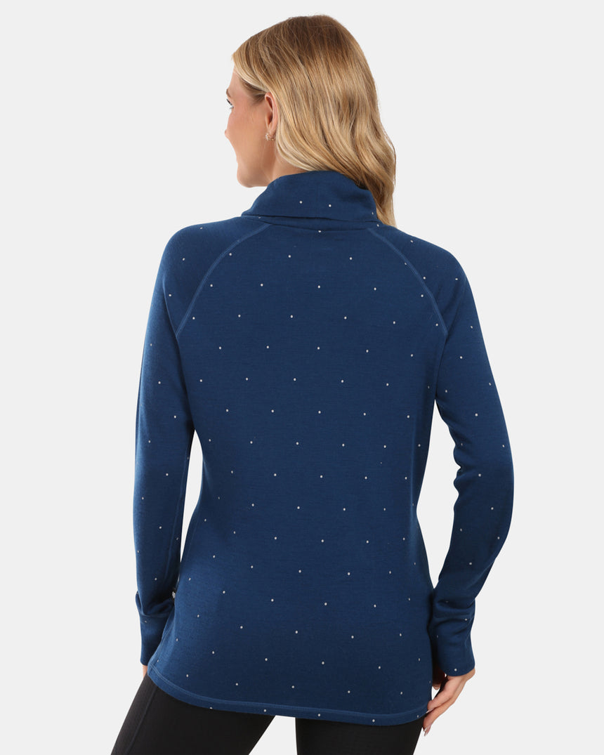 Women's merino wool base layer turtleneck Kilpi JANNU-W