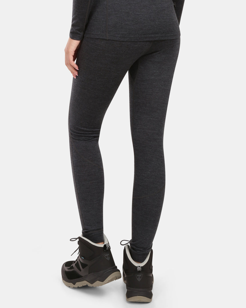 Women's merino wool base layer pants Kilpi MAVORA BOTTOM-W