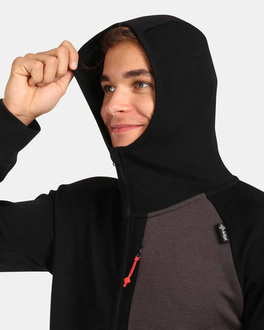 Men's merino sweater with hood Kilpi MERINI-M