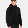 Men's hairy fleece hoodie Kilpi NORKA-M