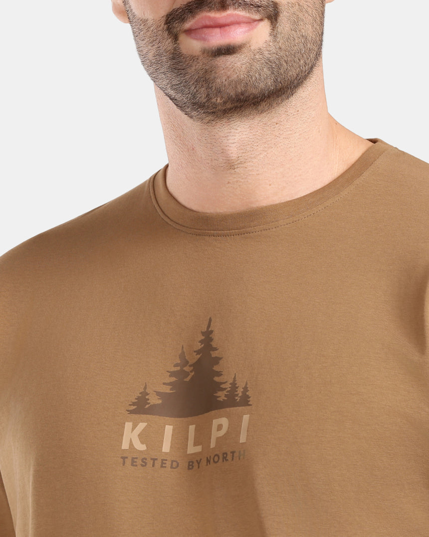 Men's cotton long-sleeve T-shirt Kilpi BASE-M