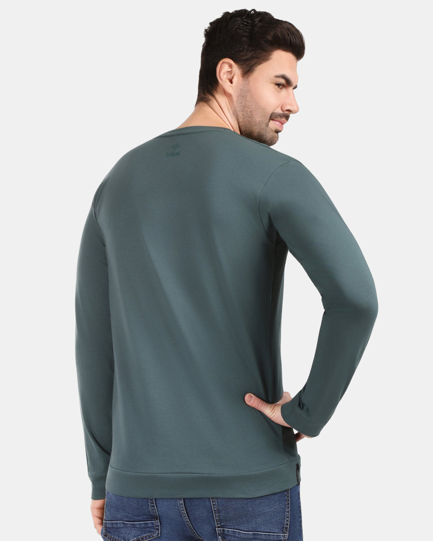 Men's cotton long-sleeve T-shirt Kilpi BASE-M